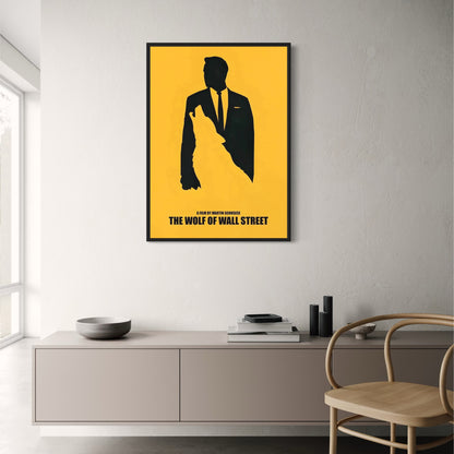 The Wolf of Wall Street Poster | Leonardo DiCaprio Canvas Art | Home Decor Wall Art for Living Room