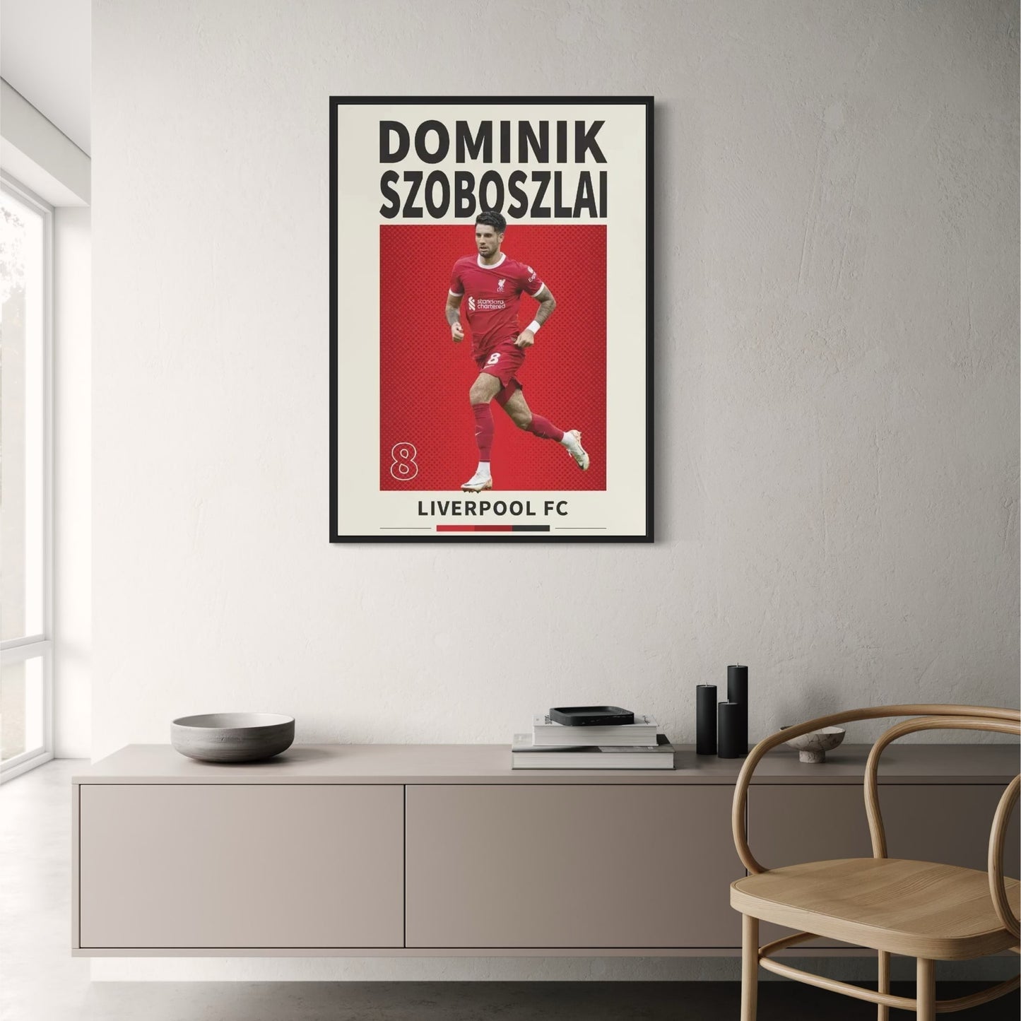 Dominik Szoboszlai | Famous Football Players Poster | Soccer Art | Sports Wall Decor