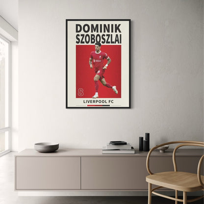 Dominik Szoboszlai | Famous Football Players Poster | Soccer Art | Sports Wall Decor