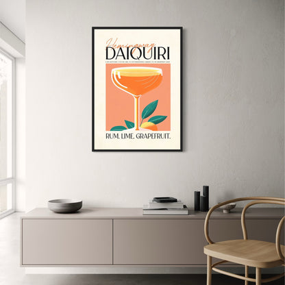 Daiquiri Cocktail | Retro Party Vibes | Vintage Drink Illustration