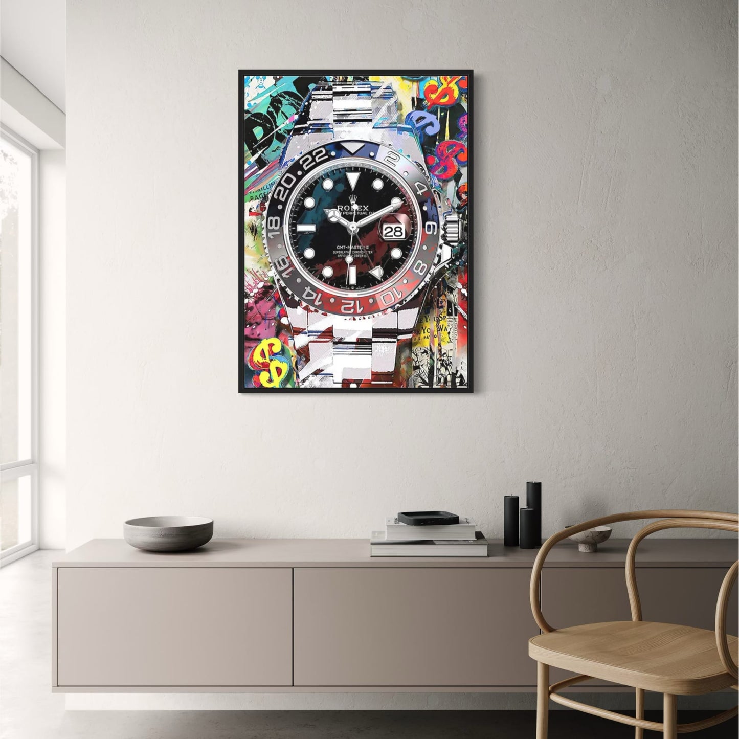 Graffiti Rolex GMT-Master 2 | Colorful Contemporary Style