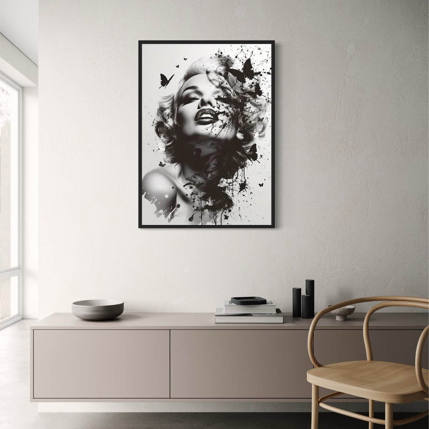 Marilyn Monroe | Vibrant Butterfly Icon