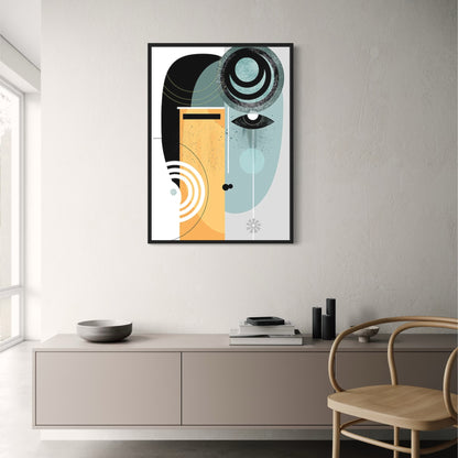 Dual Perspectives | Abstract Art | Vibrant Colors | Modern Design