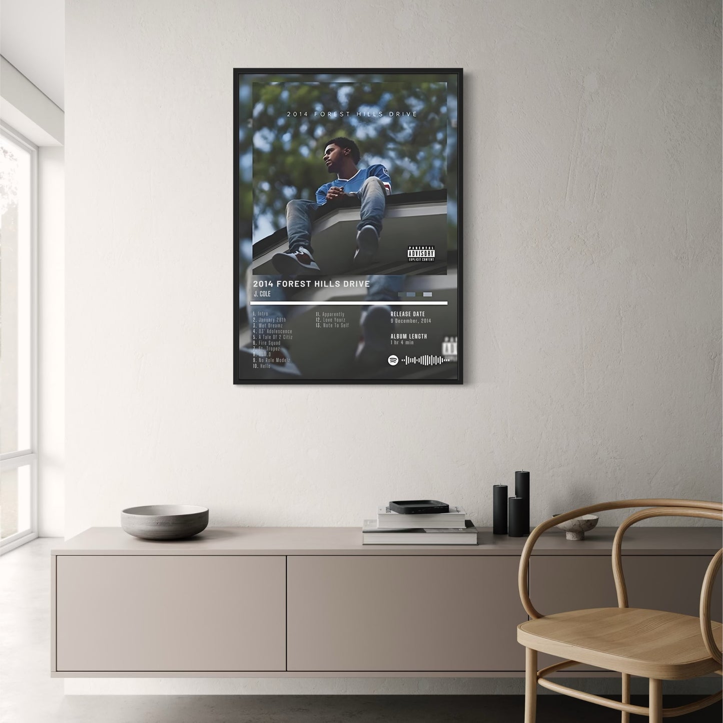 J. Cole | 2014 Forest Hills Drive | Hip Hop Art