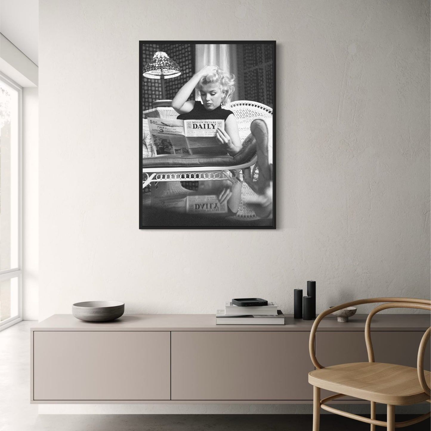 Marilyn Monroe | Iconic Reading Scene | Vintage Photo
