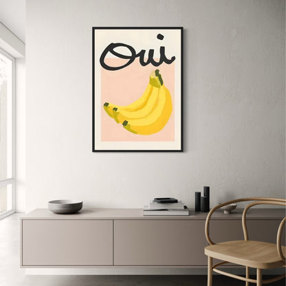 Tropical Delight | Oui to Bananas | Vibrant Fruit Art