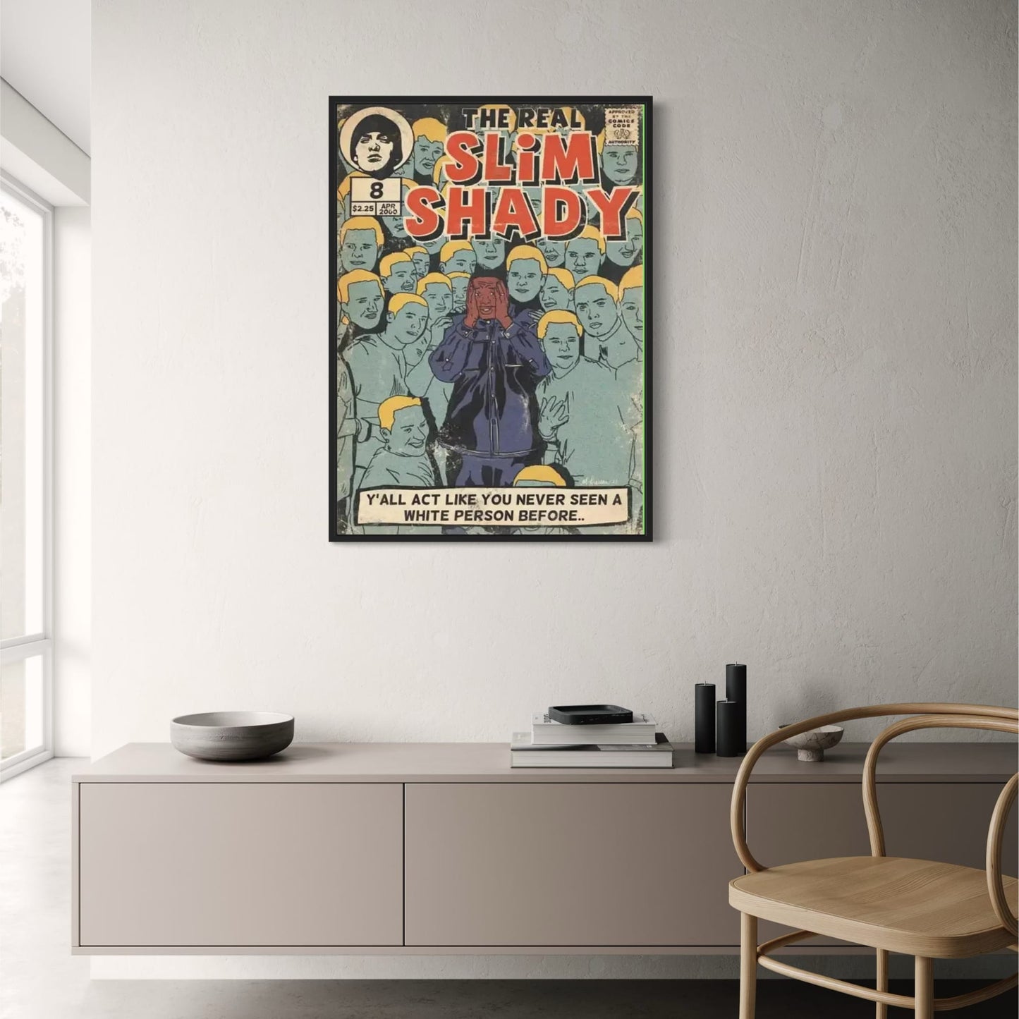 The Real Slim Shady Music Comic Poster