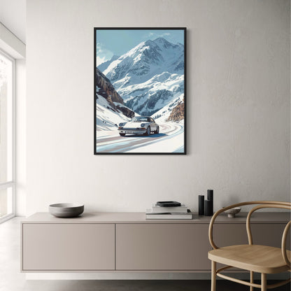 Classic Porsche | Retro Winter Wonderland | Vintage Sports Car Scene