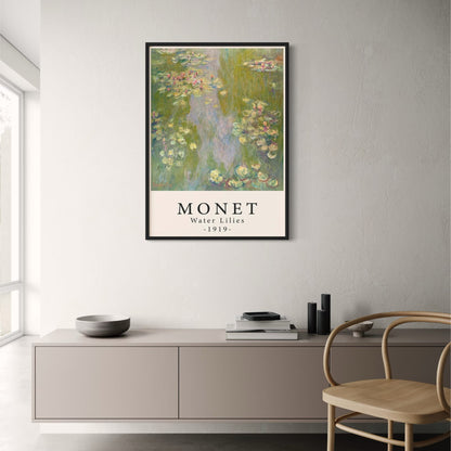 Monet's Water Lilies 1919 | Impressionist Art
