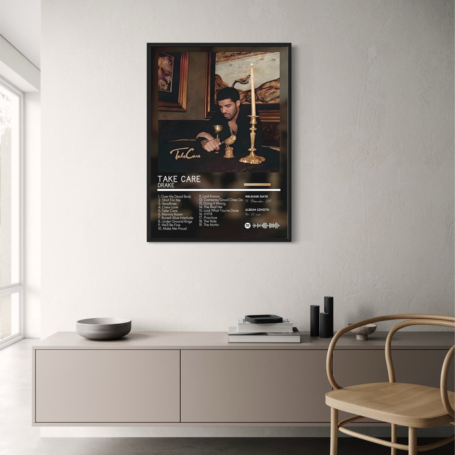 Drake Take Care | Iconic Album Cover | Hip Hop Art