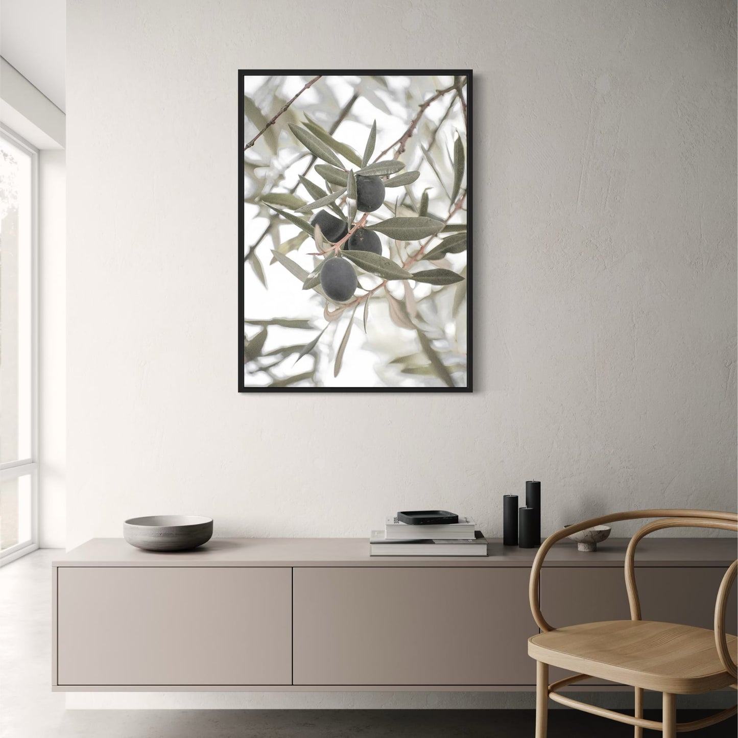 Olive Garden Landscape | Tranquil Mediterranean Scene
