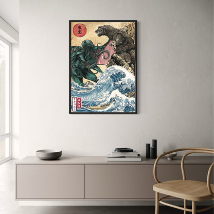 Cthulhu | Ukiyo-e Vintage Mythology