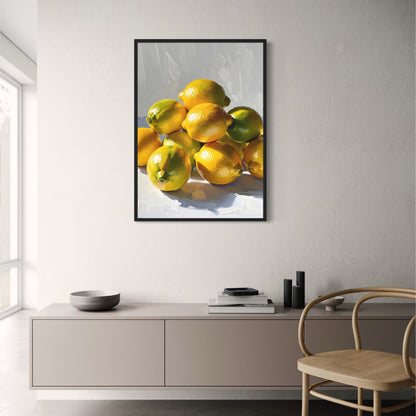 Homegrown Lemons | Vibrant Citrus Art
