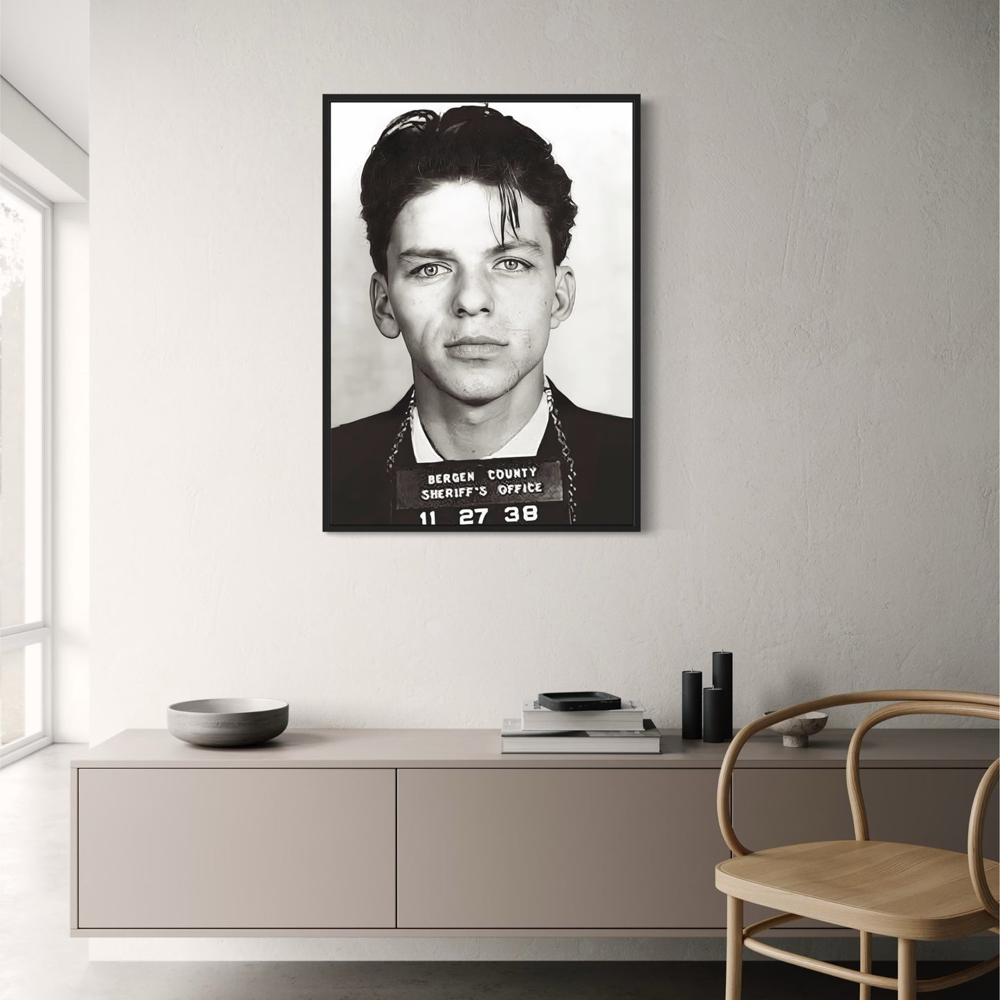 Frank Sinatra Mugshot | Vintage Style