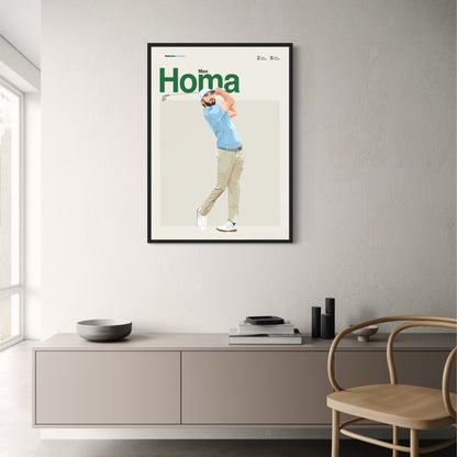 Max Homa | Golf Legends Art