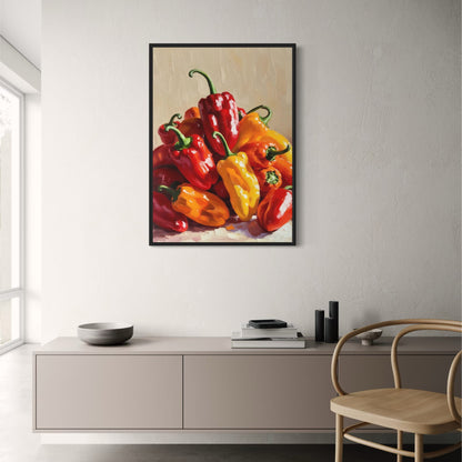 Madame Jeanette Peppers | Vibrant Vegetable Art