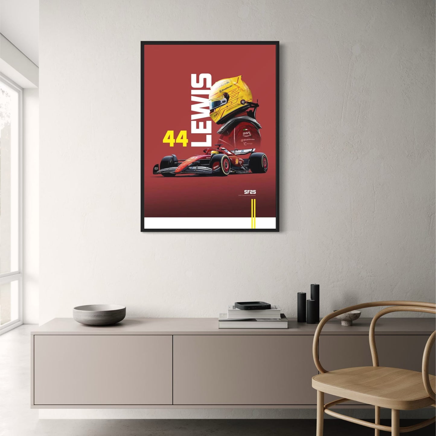 2025 Lewis Hamilton | SF25 F1 | Red Collector's Edition