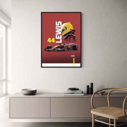 2025 Lewis Hamilton | SF25 F1 | Red Collector's Edition