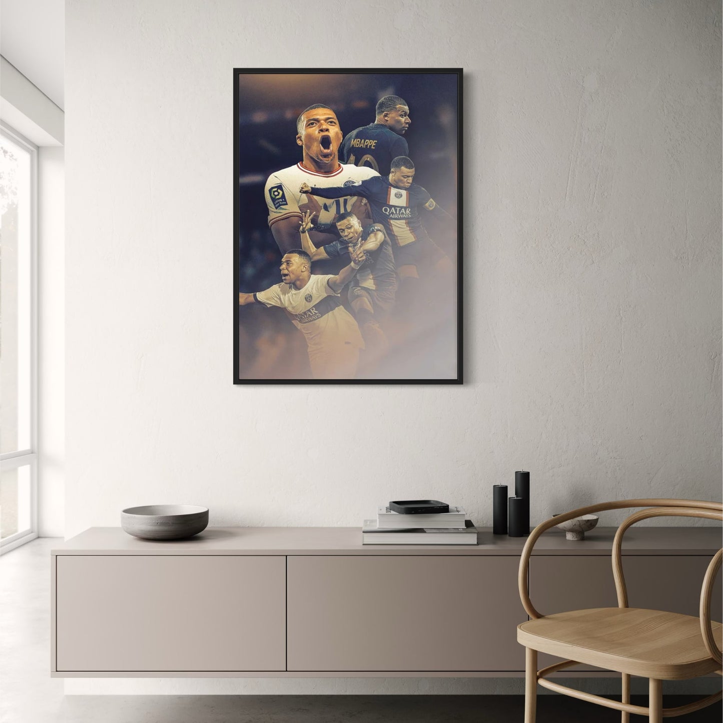 Kylian Mbappe #3 | Celebration |Sport Poster | The Speed, Skill, and Spirit of a Football Legend