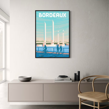 Iconic Destinations | Bordeaux France Poster | Stunning Wall Art | Home Decor | French City Scenery | Travel-Inspired Artwork
