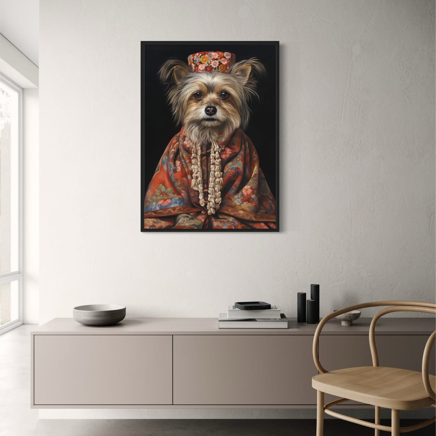 Yorkshire Terrier | Floral Opulence Portrait