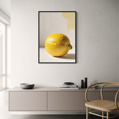 Fresh Lemon | Abstract Citrus Art