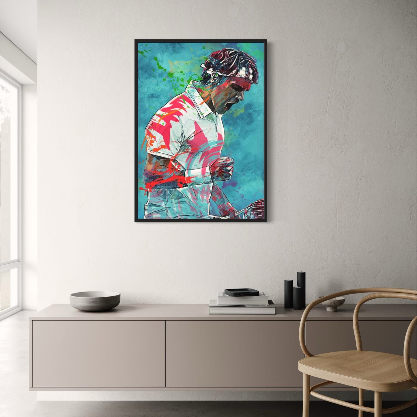 Roger Federer | Artful Tennis Celebration