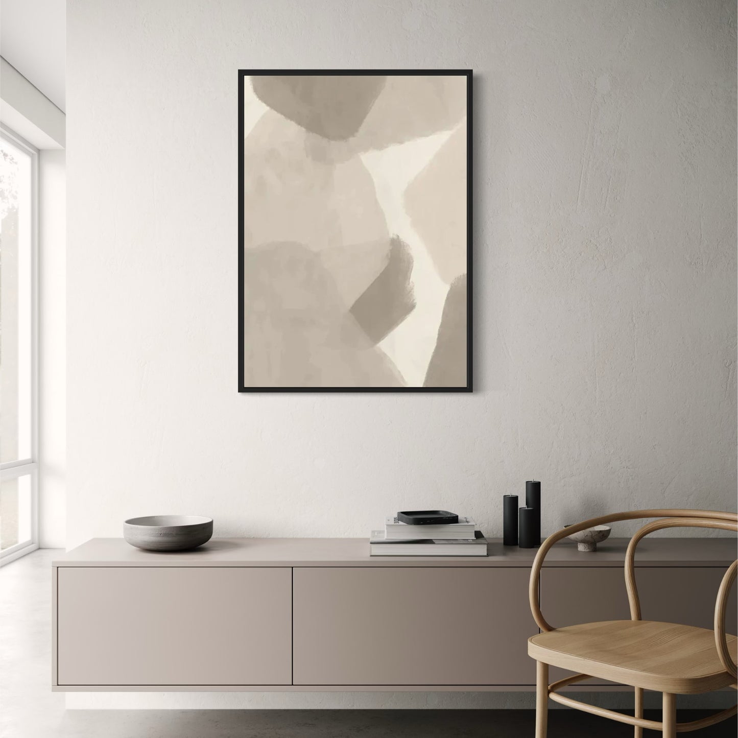 Abstract Minimalism | Geometric Art | Neutral Colors