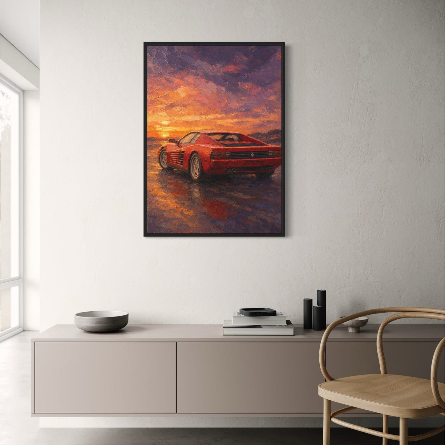RED AT SUNSET