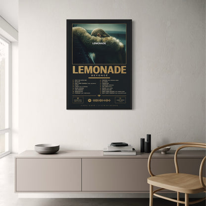 Lemonade Visual Album Poster | Music Art Print | Chart-Topping Album Poster | Perfect for Music Lovers and Collectors | Home Decor Poster | Iconic Album Print Poster