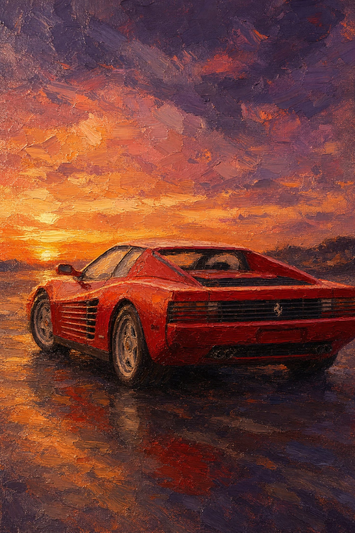 RED AT SUNSET