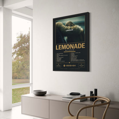 Lemonade Visual Album Poster | Music Art Print | Chart-Topping Album Poster | Perfect for Music Lovers and Collectors | Home Decor Poster | Iconic Album Print Poster