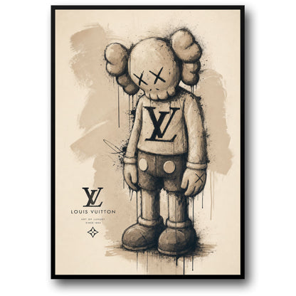 Luxury Art Figure | Fashion Brand Design Poster | Wall Art Print | Modern Home Decor | Unique Luxury Poster Print