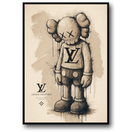Luxury Art Figure | Fashion Brand Design Poster | Wall Art Print | Modern Home Decor | Unique Luxury Poster Print