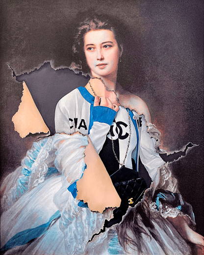 Neo-Classical Portrait | Modern Streetwear Fusion