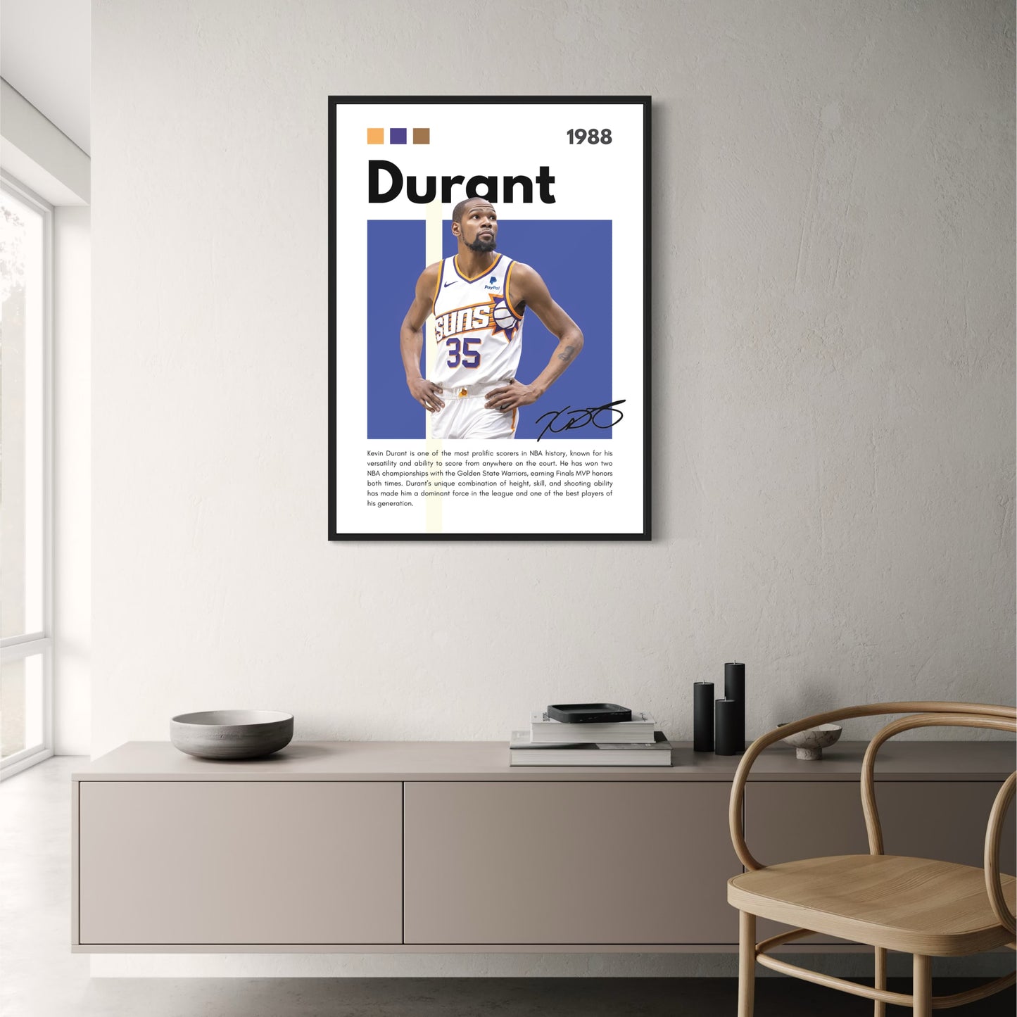 Kevin Durant | Phoenix Suns | Jersey Design