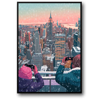 WINTER CITYSCAPE