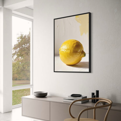 Fresh Lemon | Abstract Citrus Art