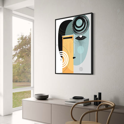 Dual Perspectives | Abstract Art | Vibrant Colors | Modern Design