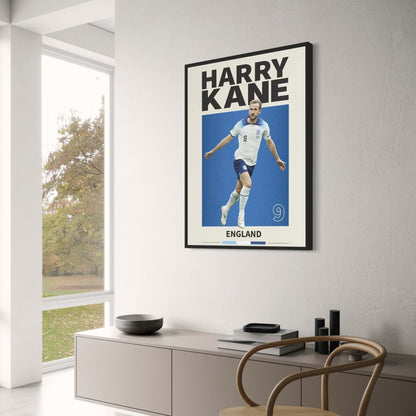 Harry Kane | Famous Football Players Poster | England Soccer Star | Sports Wall Art Decor