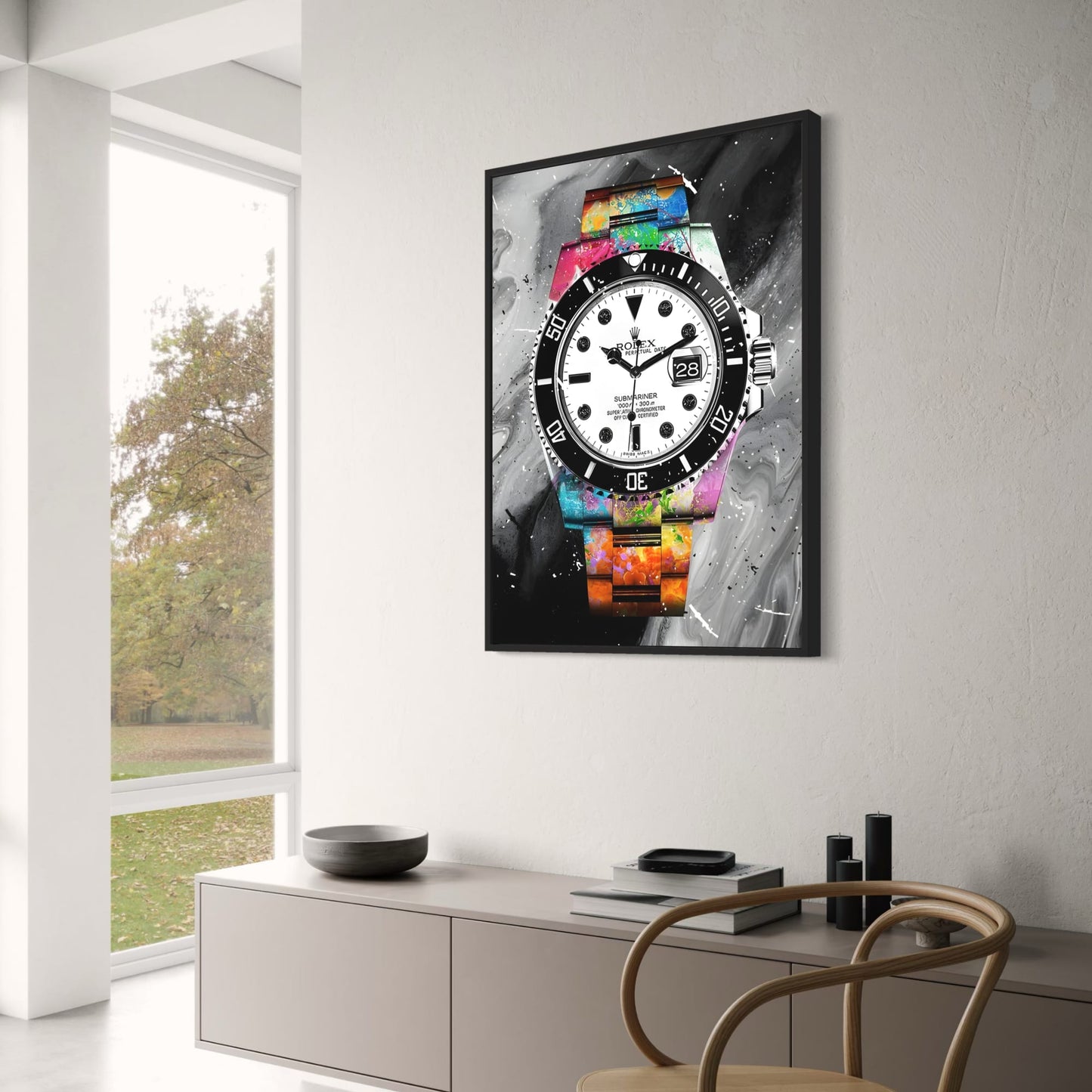 Rolex Submariner | Graffiti Art | Vibrant Timepiece