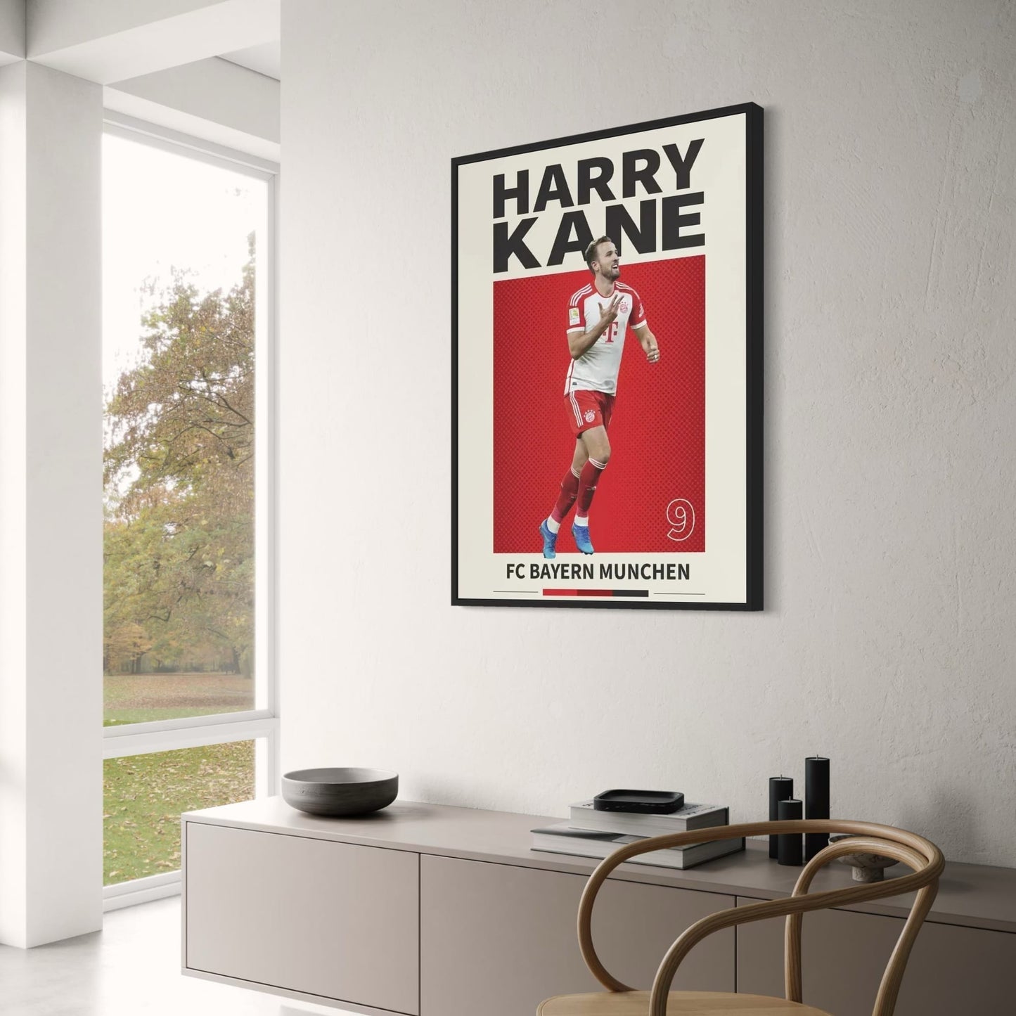 F.C. Bayern Munich | Harry Kane | Soccer Artwork