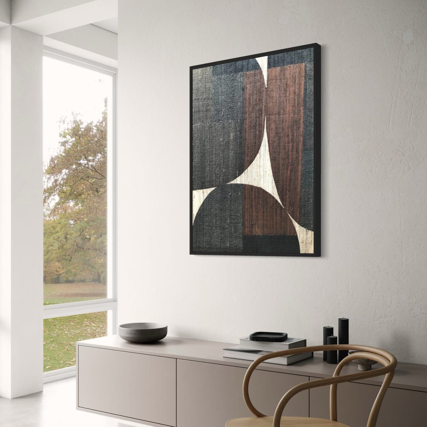 Shapes of Nature | Artistic Nature Landscape Poster | Home Wall Decor | Contemporary Artwork for Living Room