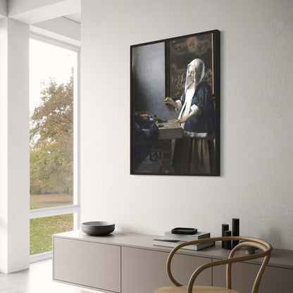 Vermeer's Woman Holding a Balance | Classic Art