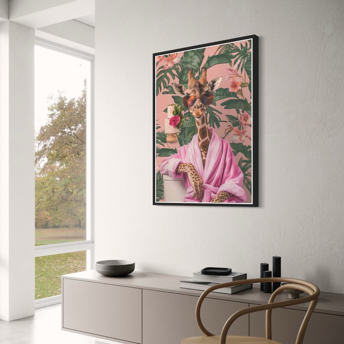 Royal Giraffe | Punk Animal Art