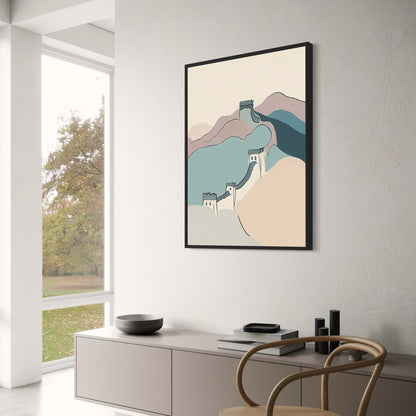 Great Wall of China | Minimalist Landscape