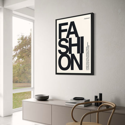 Modern Fashion Typography | Art Print Poster | Home Decor Wall Art | Stylish Interior Design | Inspirational Words