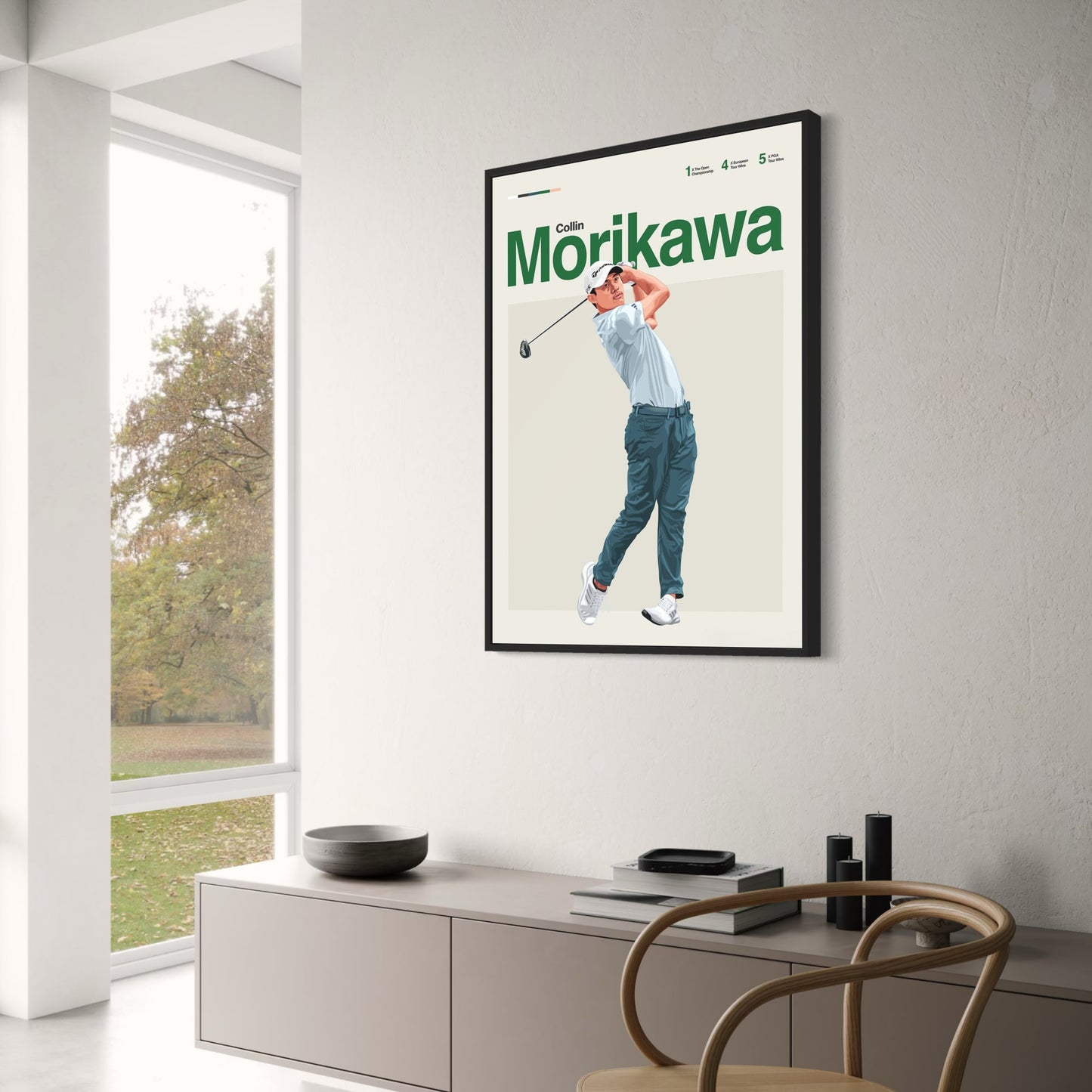 Collin Morikawa | Golf Legends Art