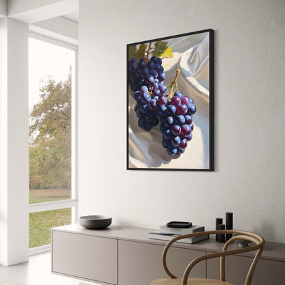 Dark Black Grapes | Elegant Gallery Print