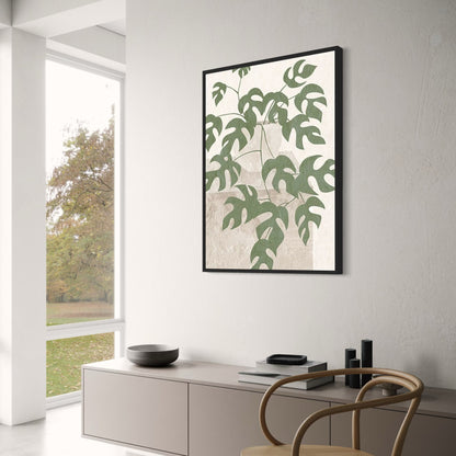 Urban Greenery Design | Earth Elements | Poster | Wall Art for Home & Garden Decor